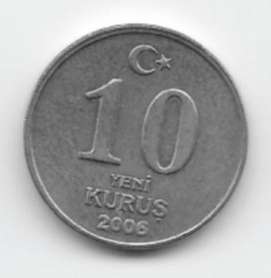 Turkije 10 yeni kurus 2006 KM# 1166, Verzenden, Midden-Oosten, Losse munt