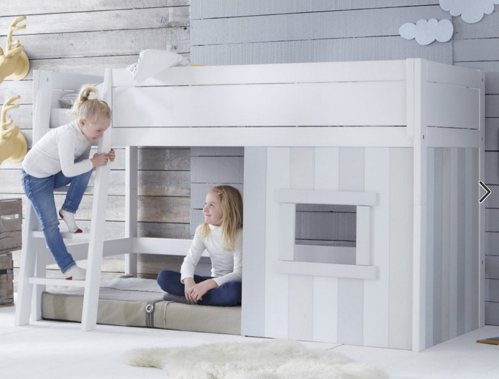 Lifetime halfhoogslaper normaal bed. 90x200, Ophalen, Gebruikt, Halfhoogslaper