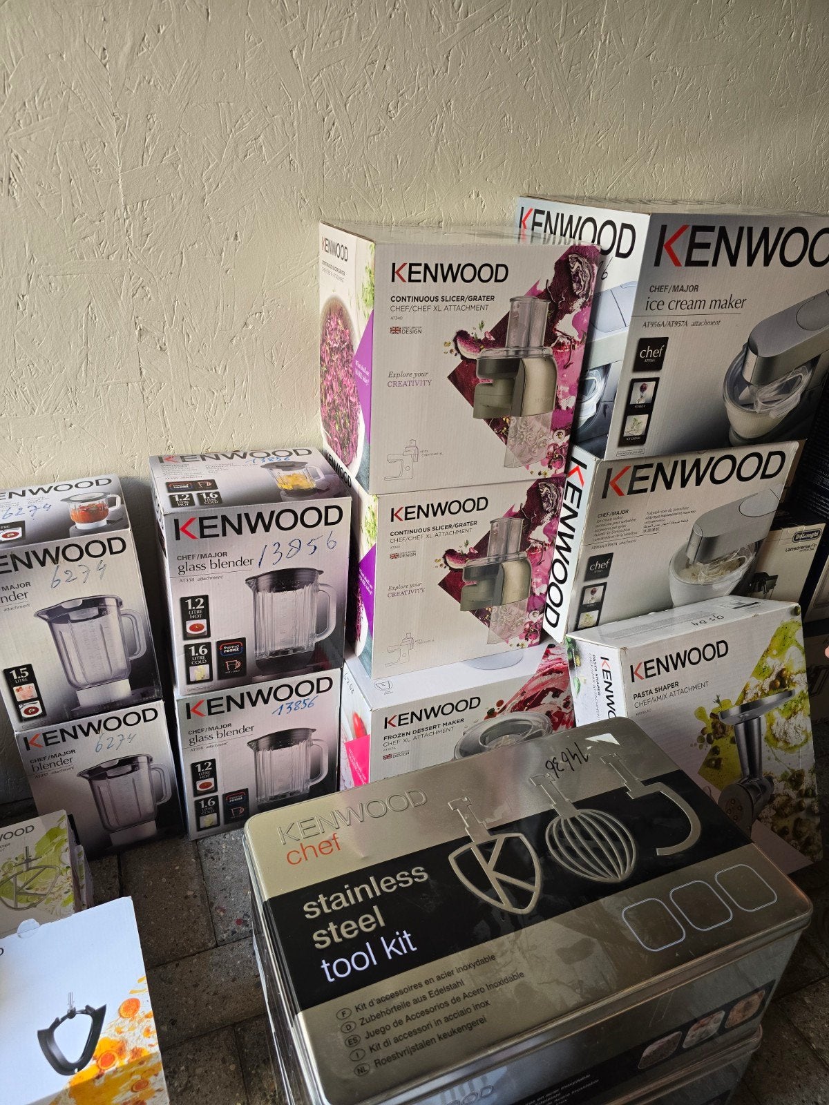 Partij kenwood keuken spullen nieuw in de doos, Ophalen of Verzenden, Nieuw, Glas