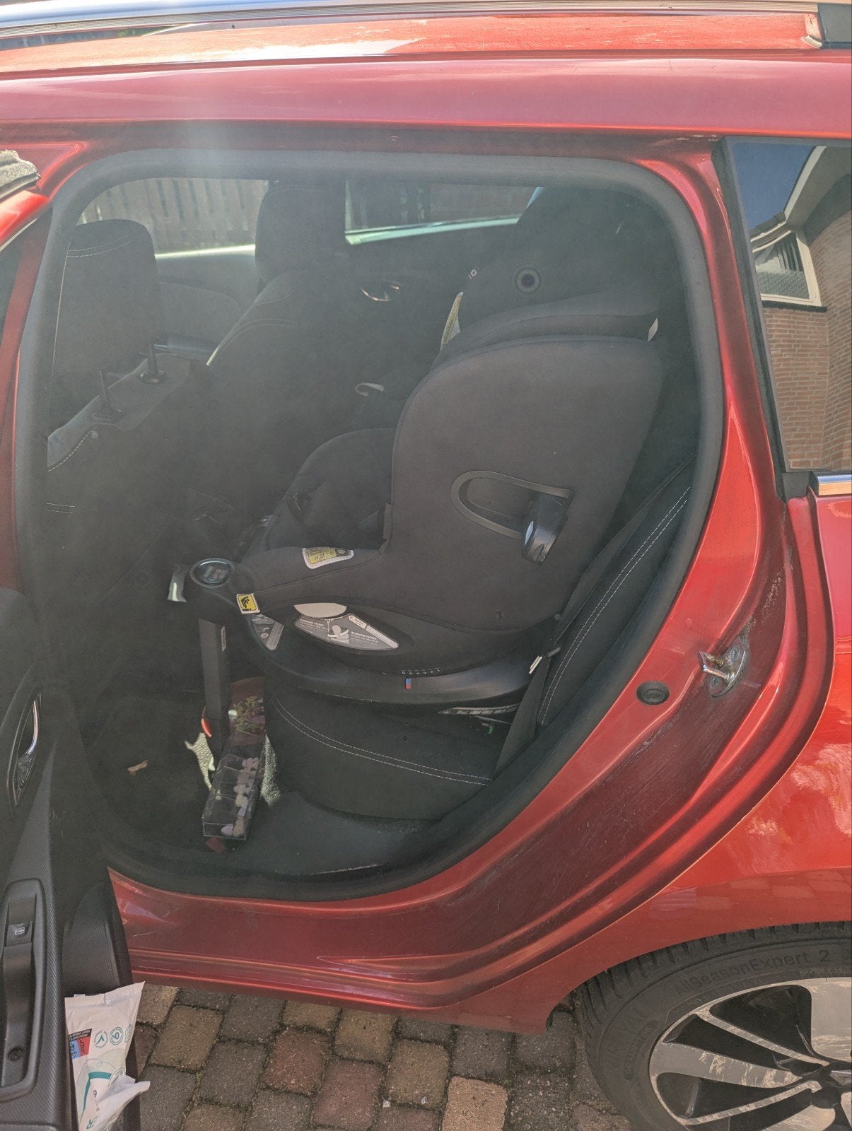 Joie i-Spin 360 E autostoel - Zwart, draaibaar, Gebruikt, 0 t/m 18 kg, Isofix, Slaapstand