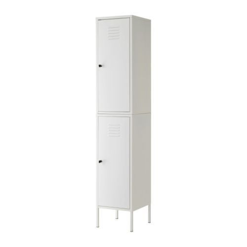 IKEA PS witte metalen locker kast, Ophalen, Zo goed als nieuw