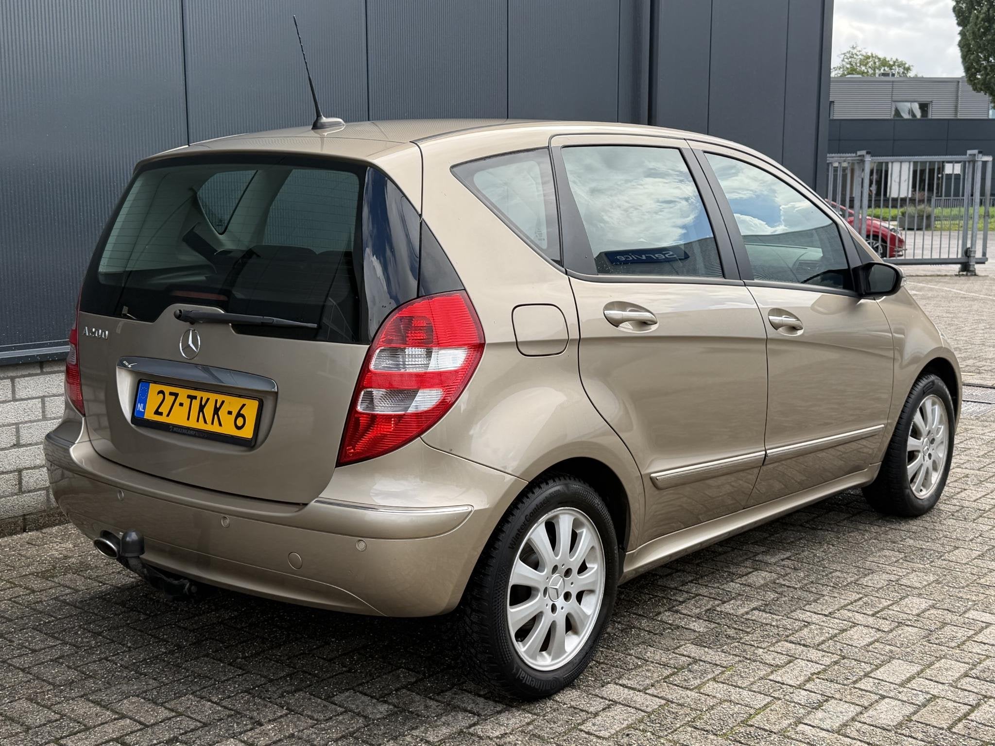 Mercedes-Benz A-klasse 200 Elegance 16"/Leder/Stoelverwarmin, Auto's, 136 pk, Gebruikt, Zwart, 4 cilinders