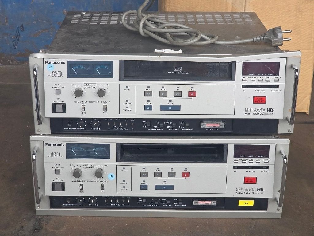 Panasonic AG-6810S-E Professionele VHS Recorder, Ophalen of Verzenden, Gebruikt, VHS-speler of -recorder