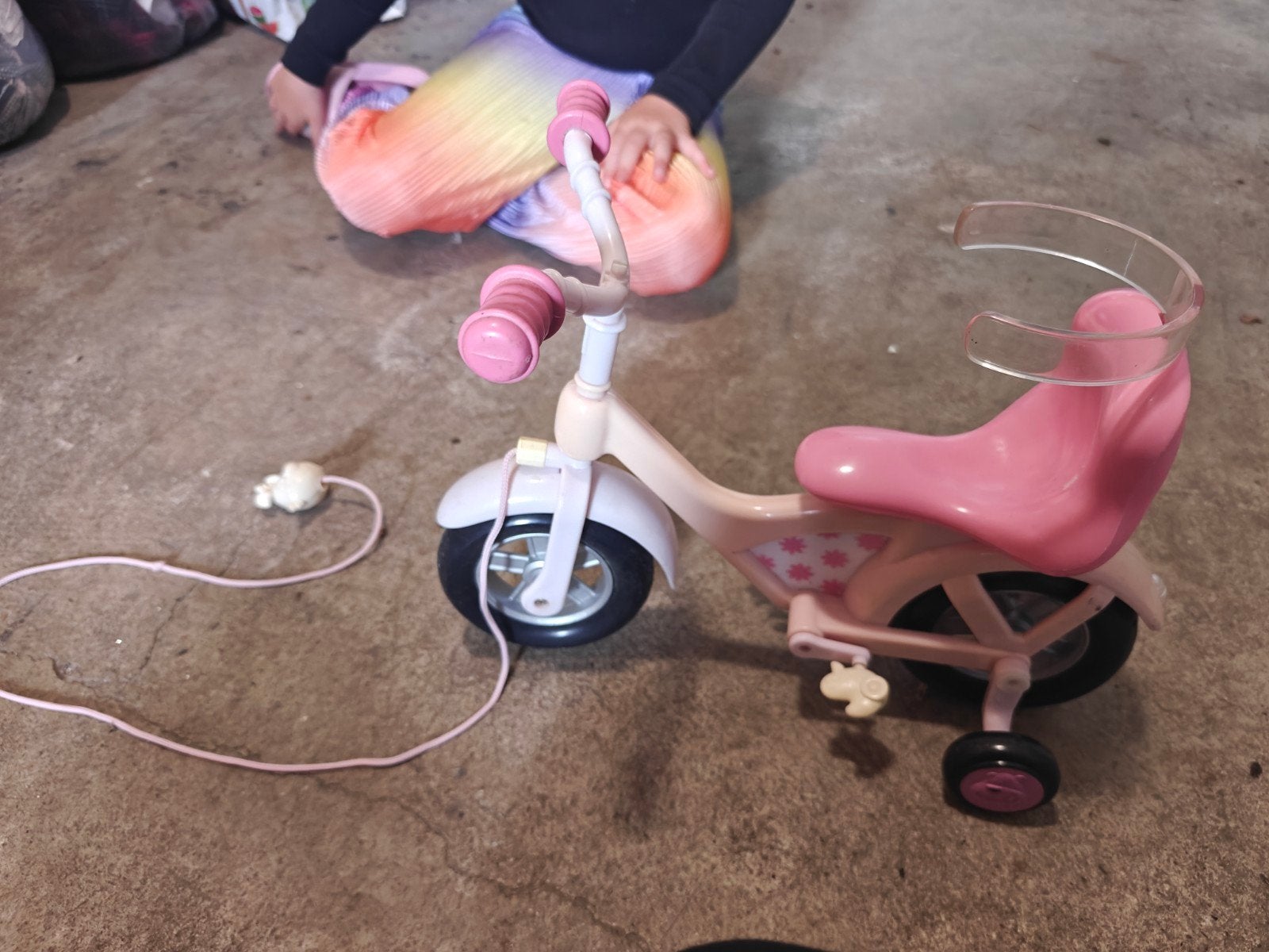 Baby born fietsje met koord, Ophalen of Verzenden