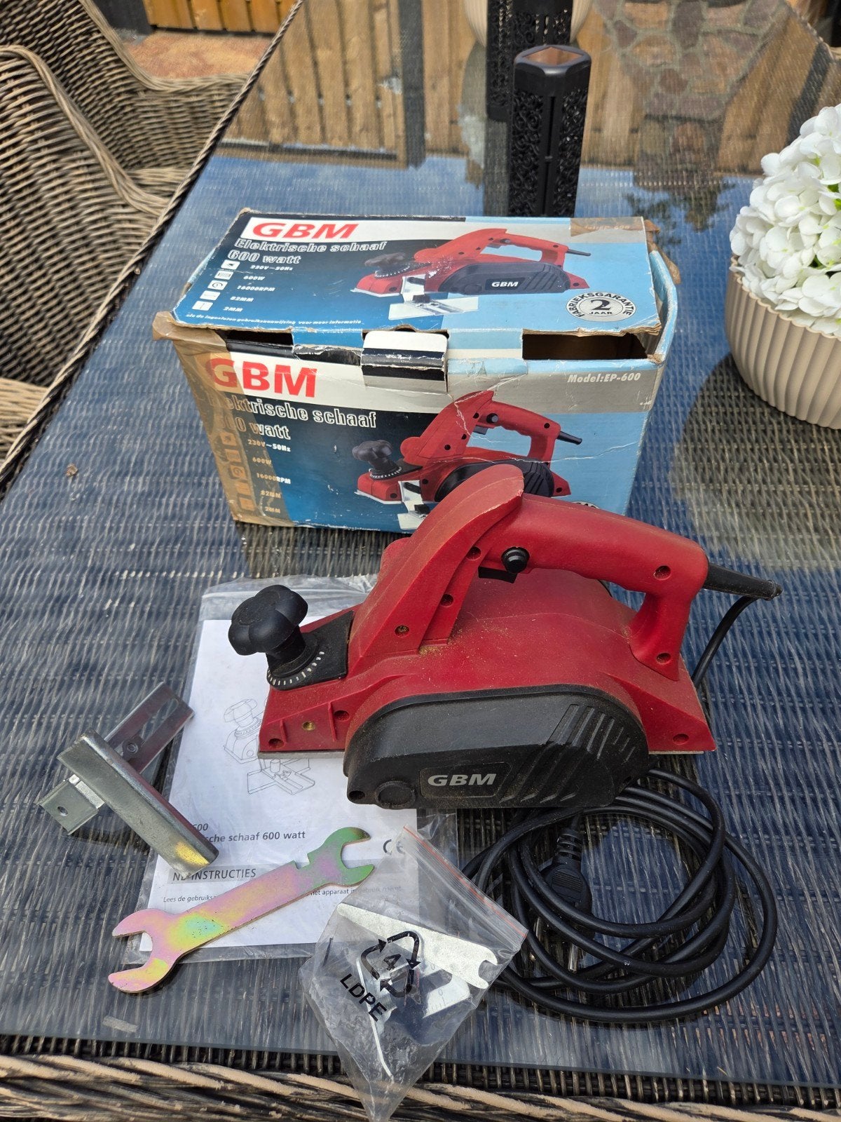 GBM Elektrische Schaaf 600W - Model EP-600, Doe-het-zelf en Verbouw, Ophalen of Verzenden, Gebruikt, Elektrisch