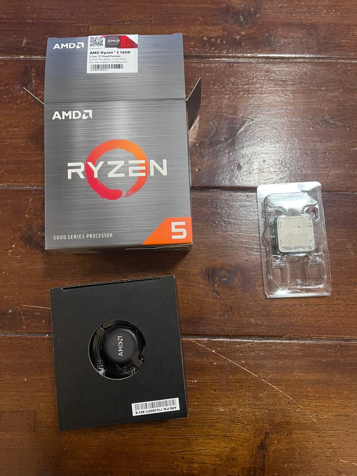AMD Ryzen 3 3200G AM4 CPU + Unused Wraith Stealth Cooler, Ophalen of Verzenden, Gebruikt, 4-core, 3 tot 4 Ghz