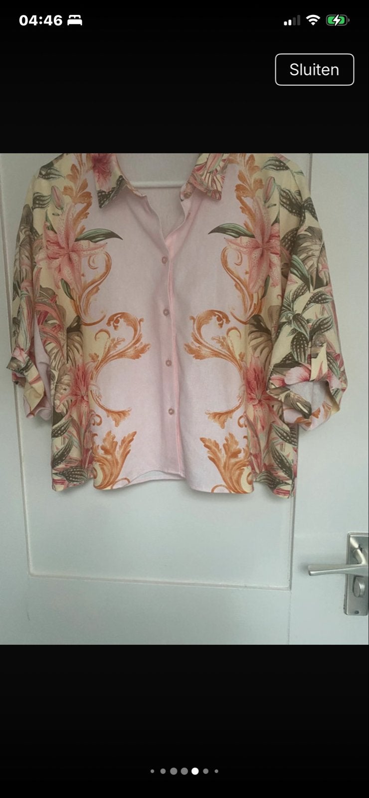 Cotton Club Bloes en Broek Set - Tropische Print, Ophalen of Verzenden, Nieuw, Maat 46/48 (XL) of groter, Roze