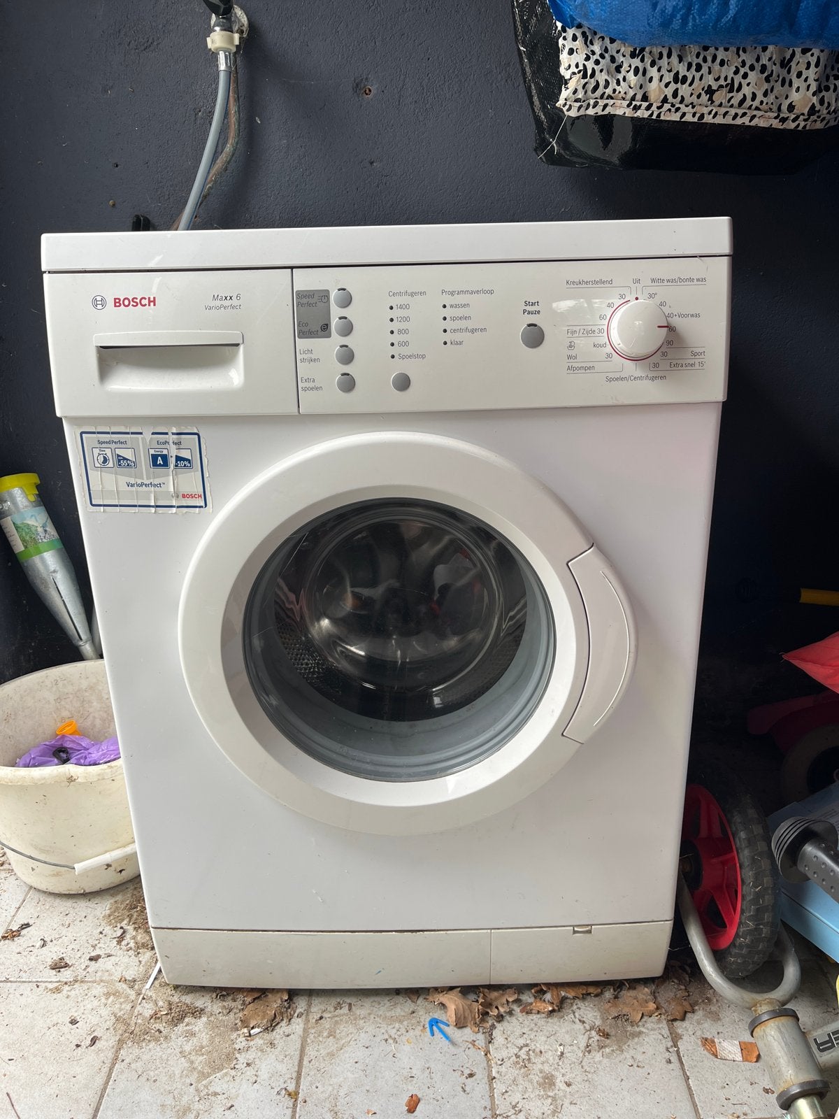 Bosch Maxx 6 VarioPerfect Wasmachine - Goed Werkend!, Witgoed en Apparatuur, Ophalen, Gebruikt, Voorlader, Kort programma