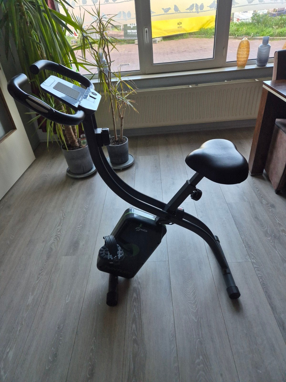 Tunturi Cardio Fit Hometrainer - Compact en Opvouwbaar, Ophalen, Gebruikt, Metaal, Benen