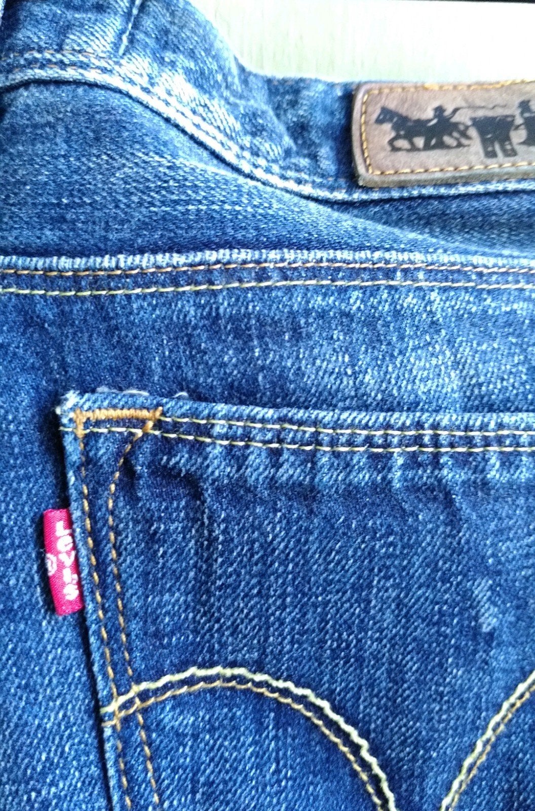 Denim levis, Ophalen of Verzenden, Zo goed als nieuw, Blauw, W28 - W29 (confectie 36)