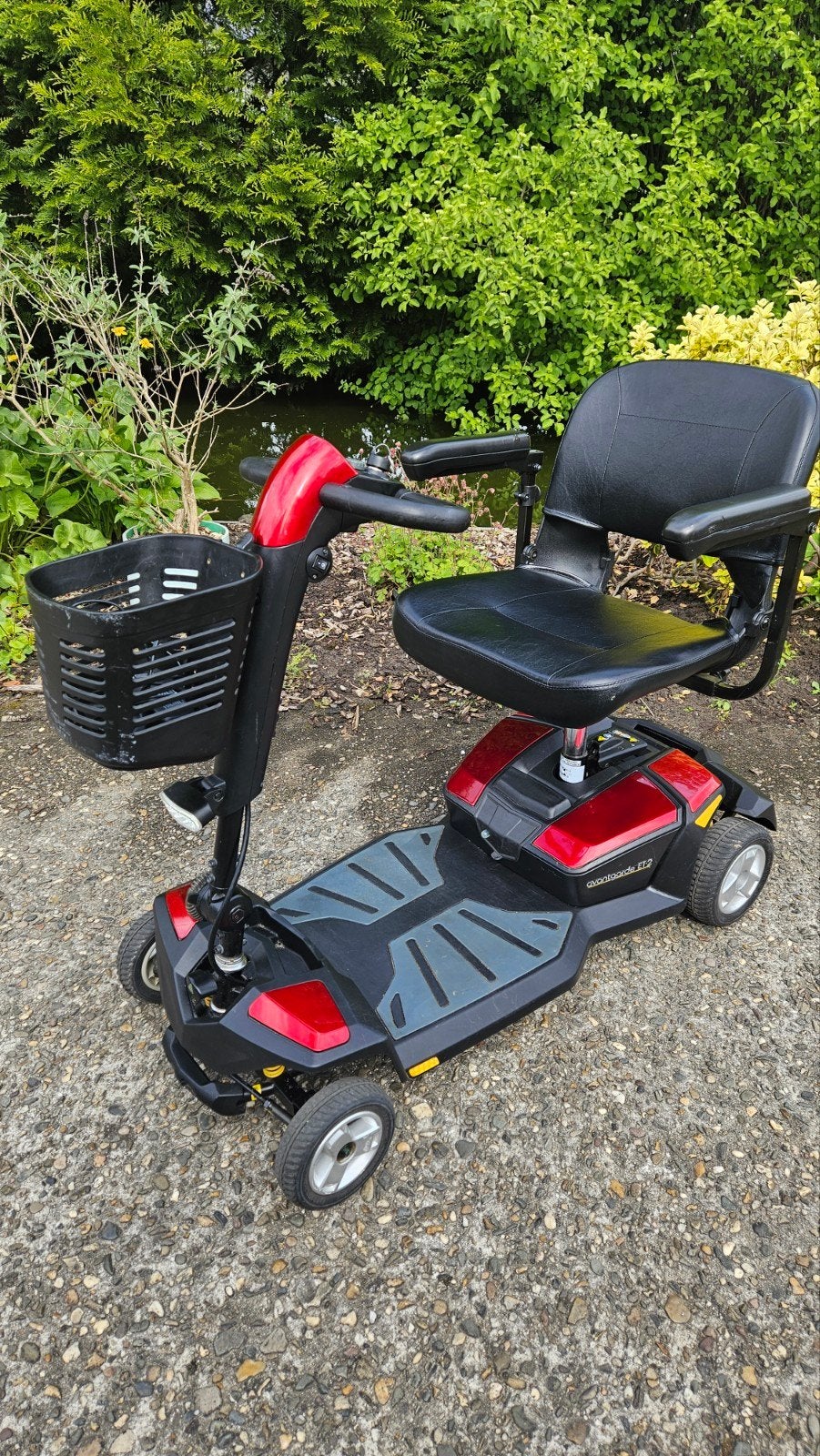 Pride GoGo Avantgarde kleine opvouwbare/deelbare scootmobiel, Ophalen, Inklapbaar, Zo goed als nieuw, Elektrische rolstoel