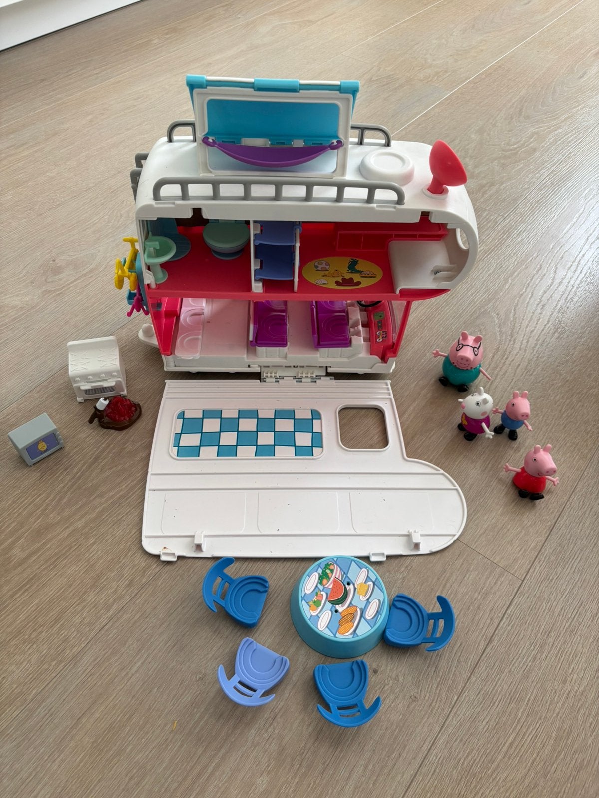 Peppa pig camper, Ophalen, Gebruikt