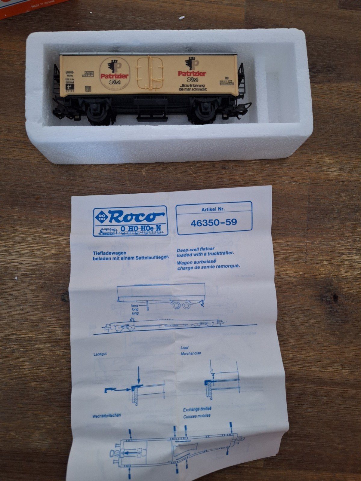 Roco 46350-59 Patrizier Bräuwagon H0, Ophalen of Verzenden, Gebruikt, Wagon, Roco