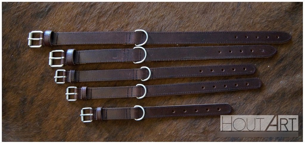 Honden halsband - hondenriem van leer! LUXE, Dieren en Toebehoren, Info@hout-art.nl, Nieuw, Ophalen of Verzenden, Hoeves 3 in Schijndel
