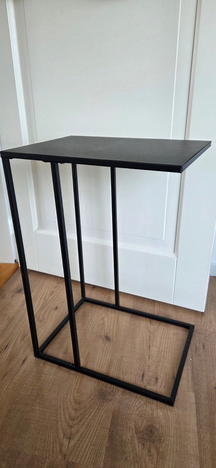 zwarte bijzettafel, Minder dan 55 cm, Rond, Zo goed als nieuw, Ophalen