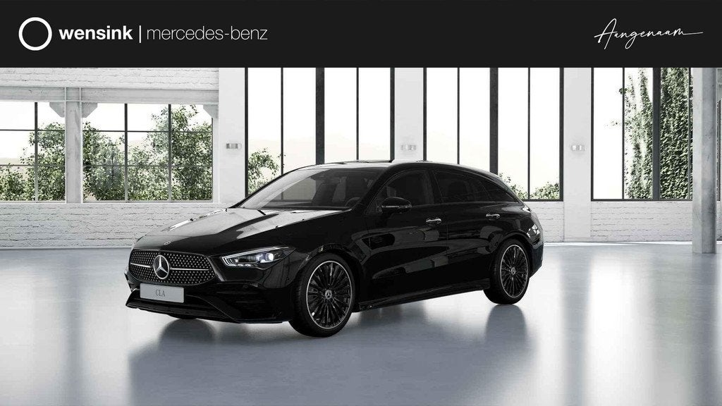 Mercedes-Benz CLA-klasse Shooting Brake 180 Business Solutio, Auto's, Mercedes-Benz, CLA, 136 pk, 4 cilinders, Zwart
