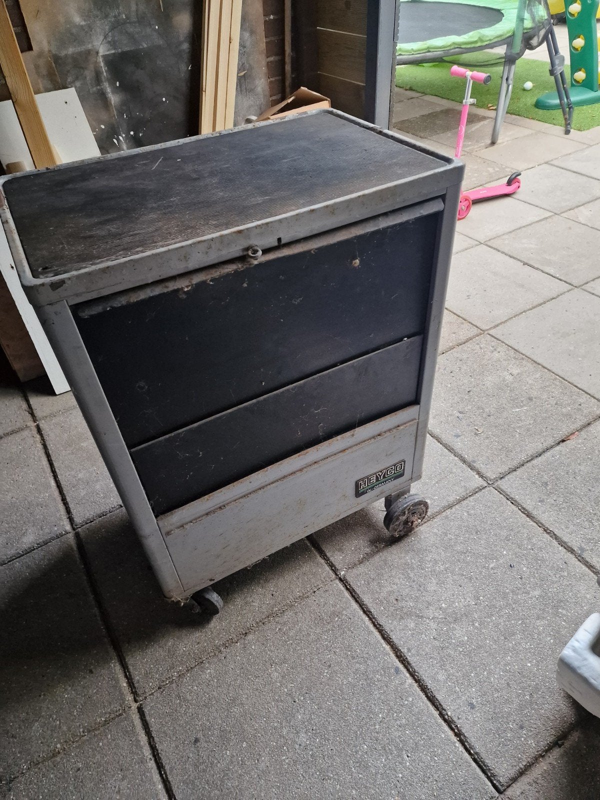 gereedschapkar heyco, Ophalen, Gebruikt