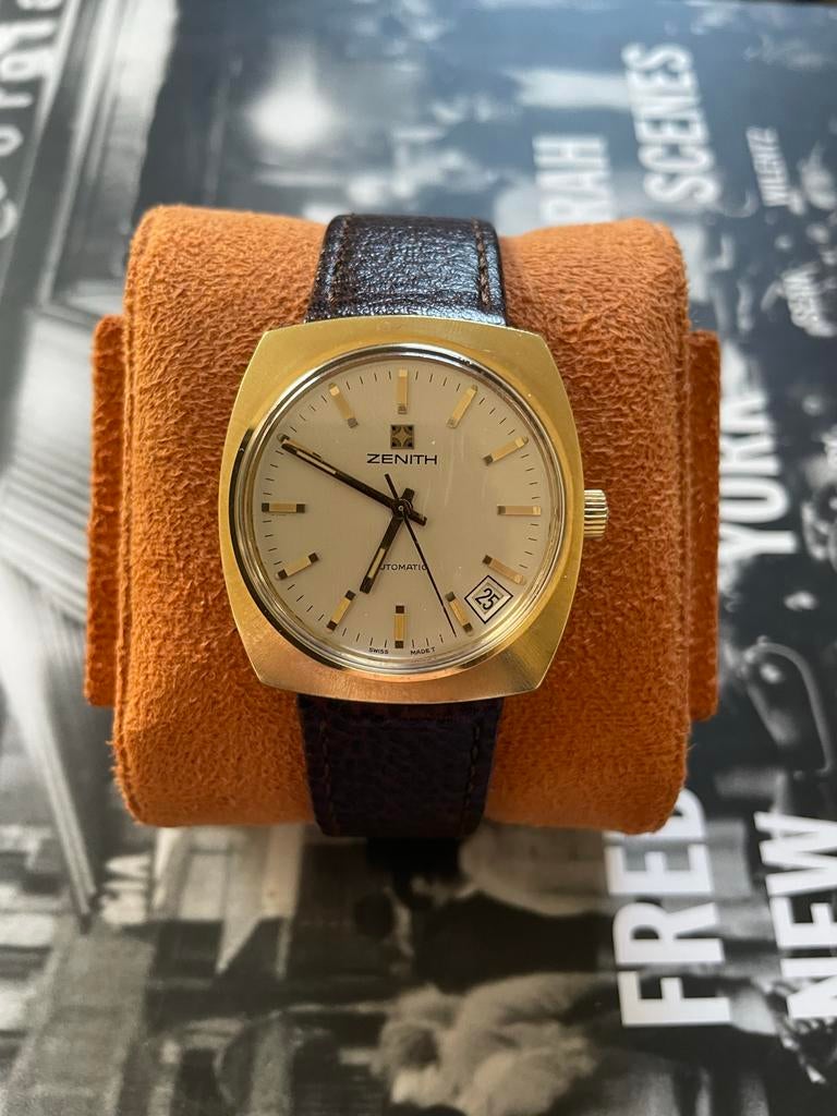 Vintage Zenith Surf (zo goed als nieuw), Sieraden, Tassen en Uiterlijk, Horloges | Antiek, Overige merken, Met bandje, Polshorloge