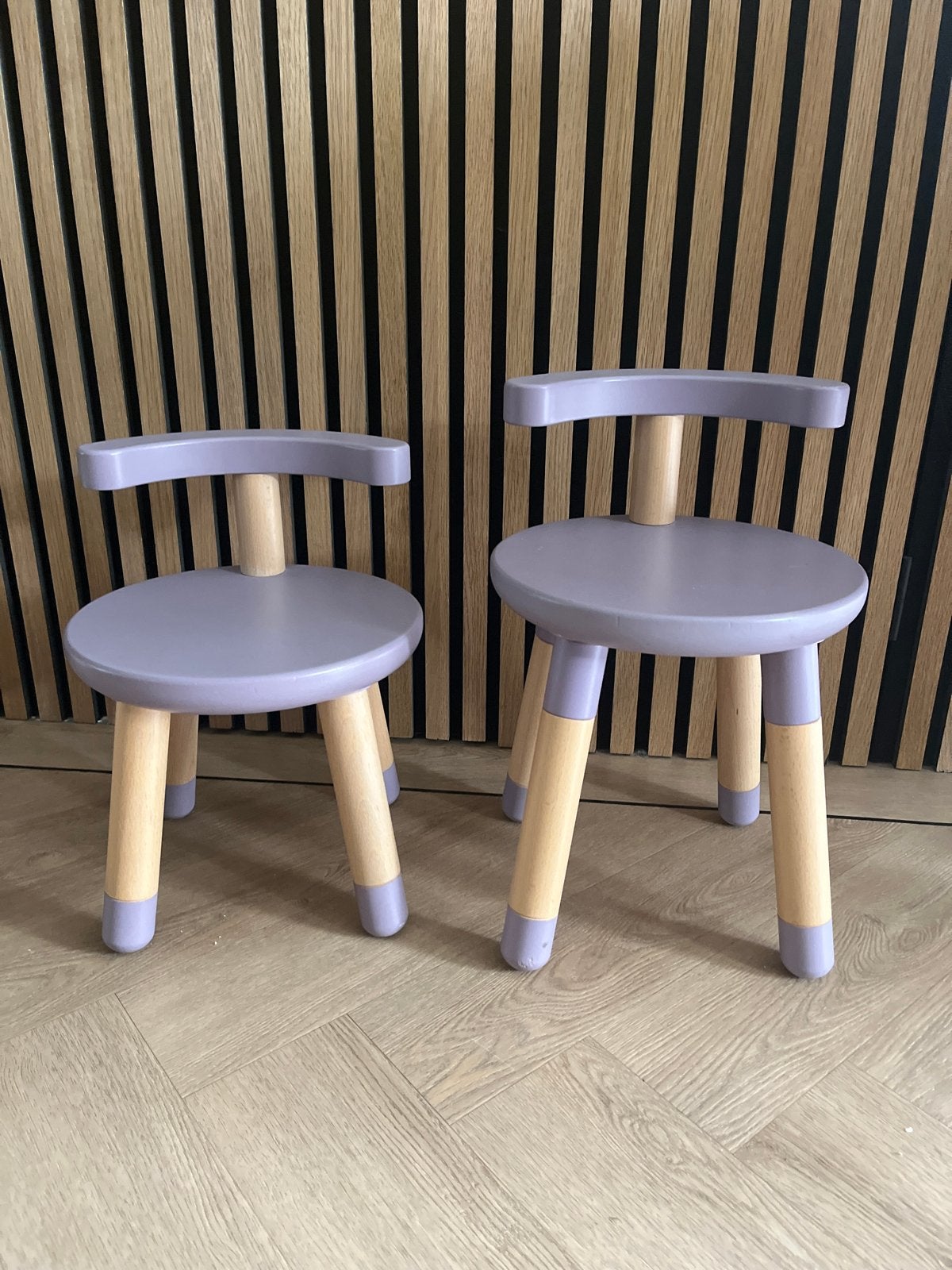 2x Stokke Mutable Kinderstoel Mauve, Kinderen en Baby's, Kinderkamer | Tafels en Stoelen, Ophalen of Verzenden, Zo goed als nieuw