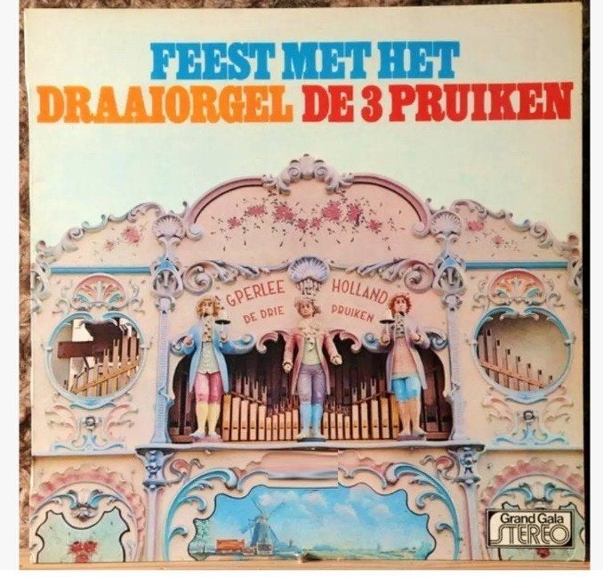 LP Draaiorgel De Drie Pruiken ‎- Feest Met Het Draaiorgel., Ophalen of Verzenden, Gebruikt, 12 inch, Levenslied of Smartlap