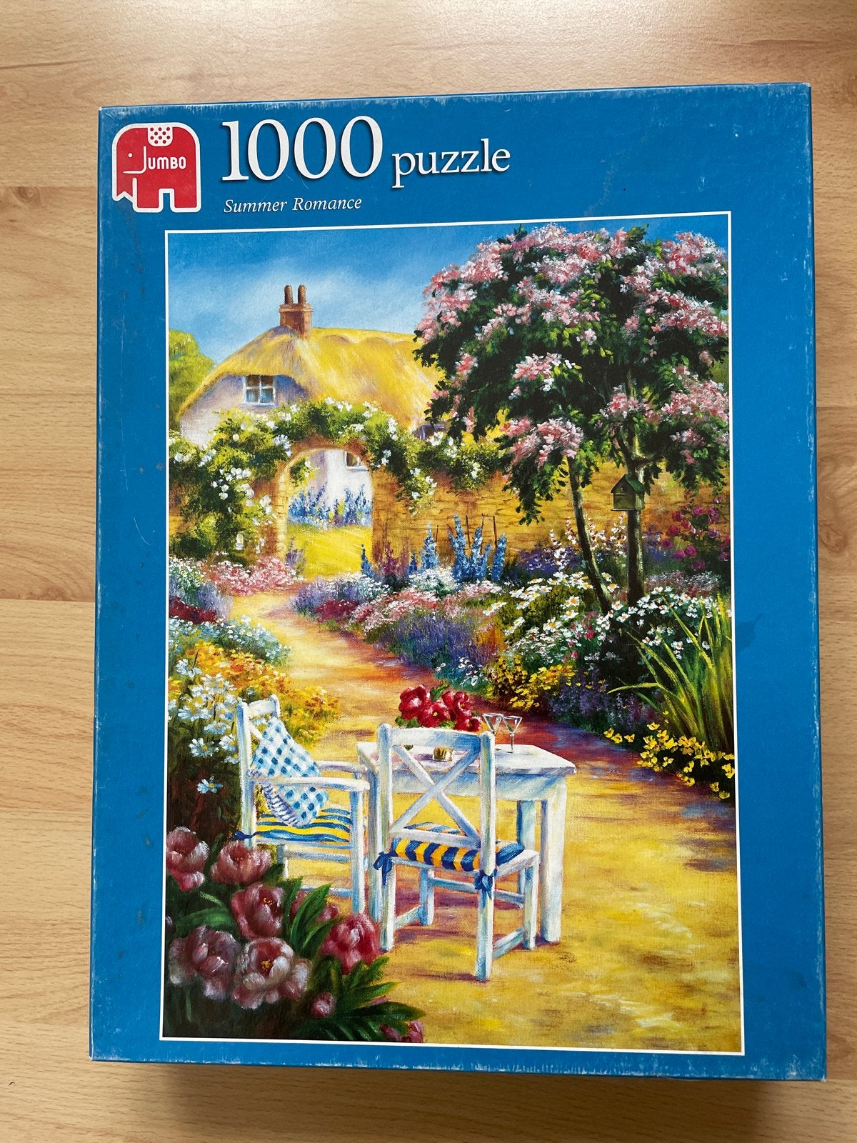 Jumbo 1000 stukjes puzzel - Summer Romance, Ophalen of Verzenden, 500 t/m 1500 stukjes, Gebruikt, Legpuzzel