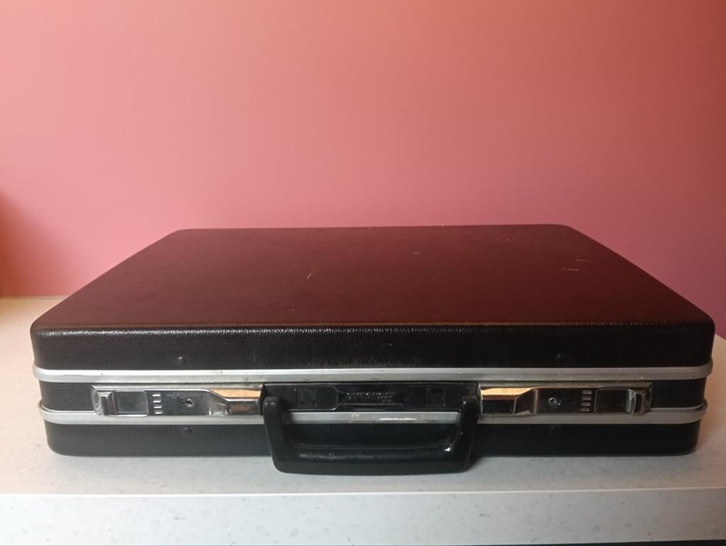 Vintage Echolac Attache Koffer - Jaren '60/'70, Gebruikt, Hard kunststof, Slot, Minder dan 50 cm