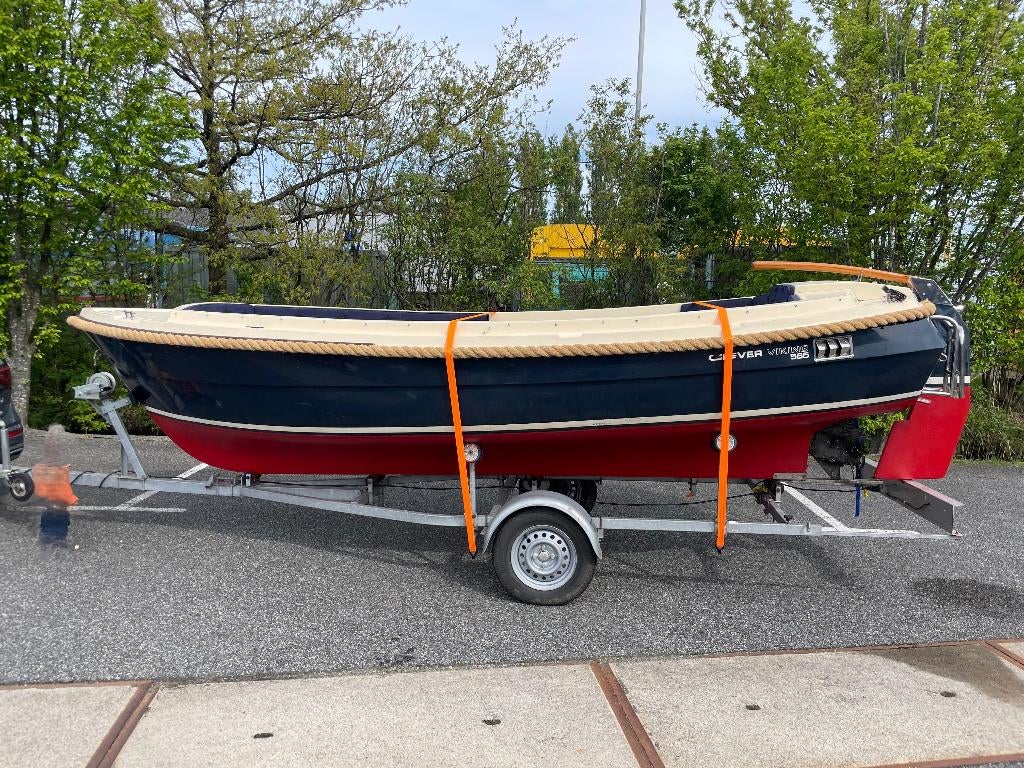 Leuke en compleet uitgeruste Clever Viking 565, 8 pk, Gebruikt, 6 m, Clever