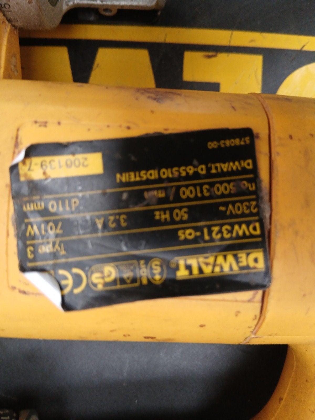 DeWalt DW321-QS Decoupeerzaag 701W met Koffer, Gebruikt, DeWalt, 600 tot 1200 watt, Ophalen of Verzenden