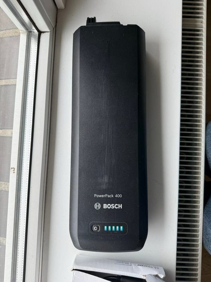 Fietsaccu van Bosch Powerpack 400, Ophalen, Gebruikt