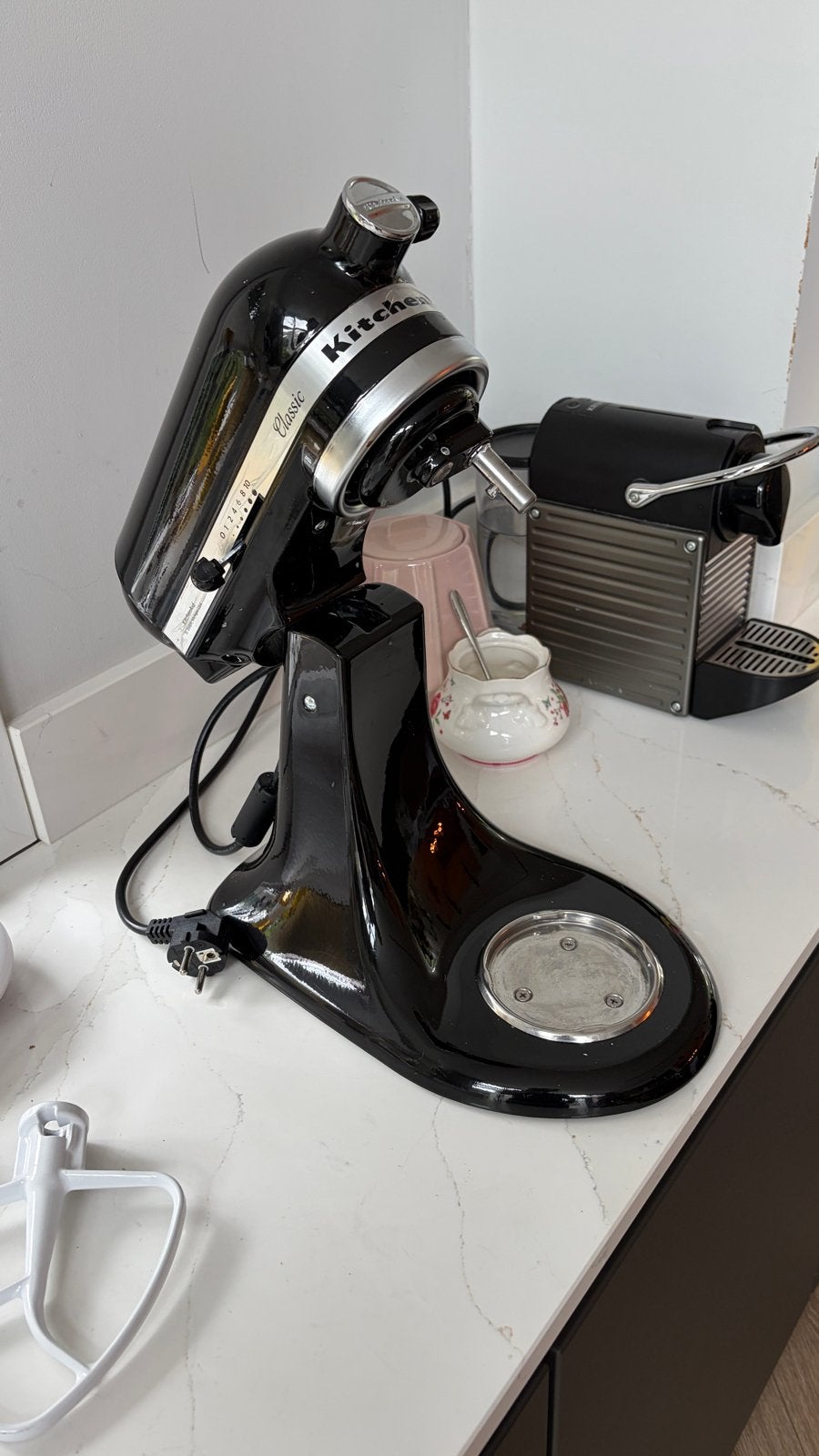 KitchenAid Classic Keukenmixer Zwart met extra RVS Kom, Witgoed en Apparatuur, Keukenmixers, Ophalen, 4 liter of meer, 3 snelheden of meer