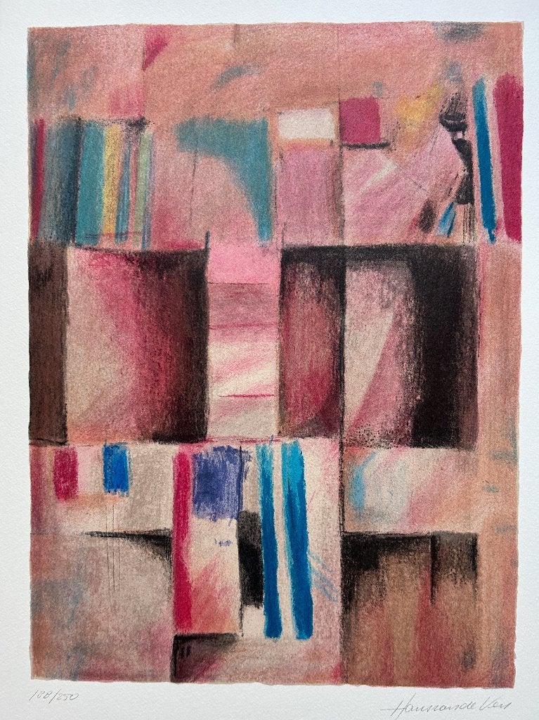 Zeefdruk Hans van de Ven   ZOMEROPRUIMING, Origineel, Ophalen of Verzenden, Zeefdruk