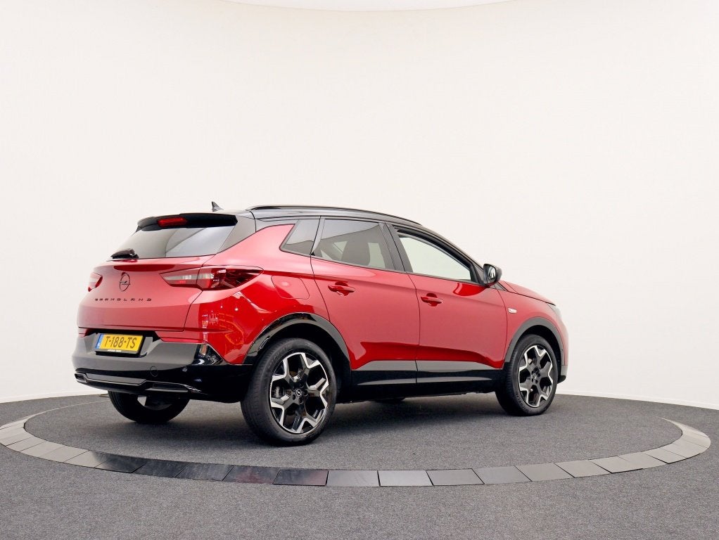Opel Grandland 1.2 Turbo Level 4 | 8-traps Automaat | Carpla, Auto's, Gebruikt, Leder en Stof, Origineel Nederlands, 3 cilinders