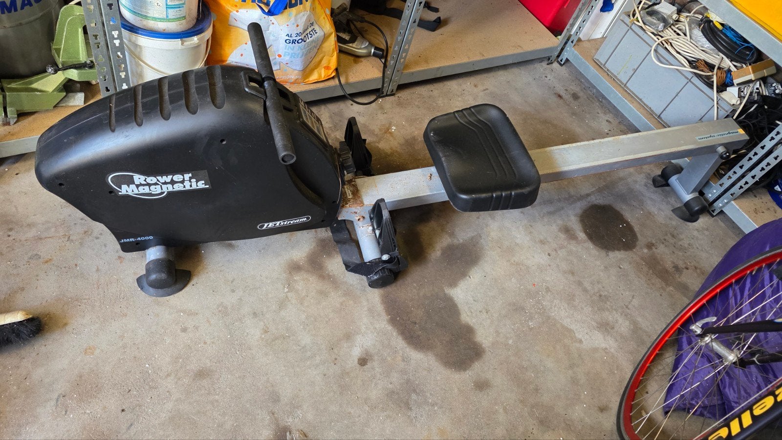 Jetstream Roeitrainer - Rower Magnetic JMR-4000, Ophalen, Gebruikt, Rug, Metaal