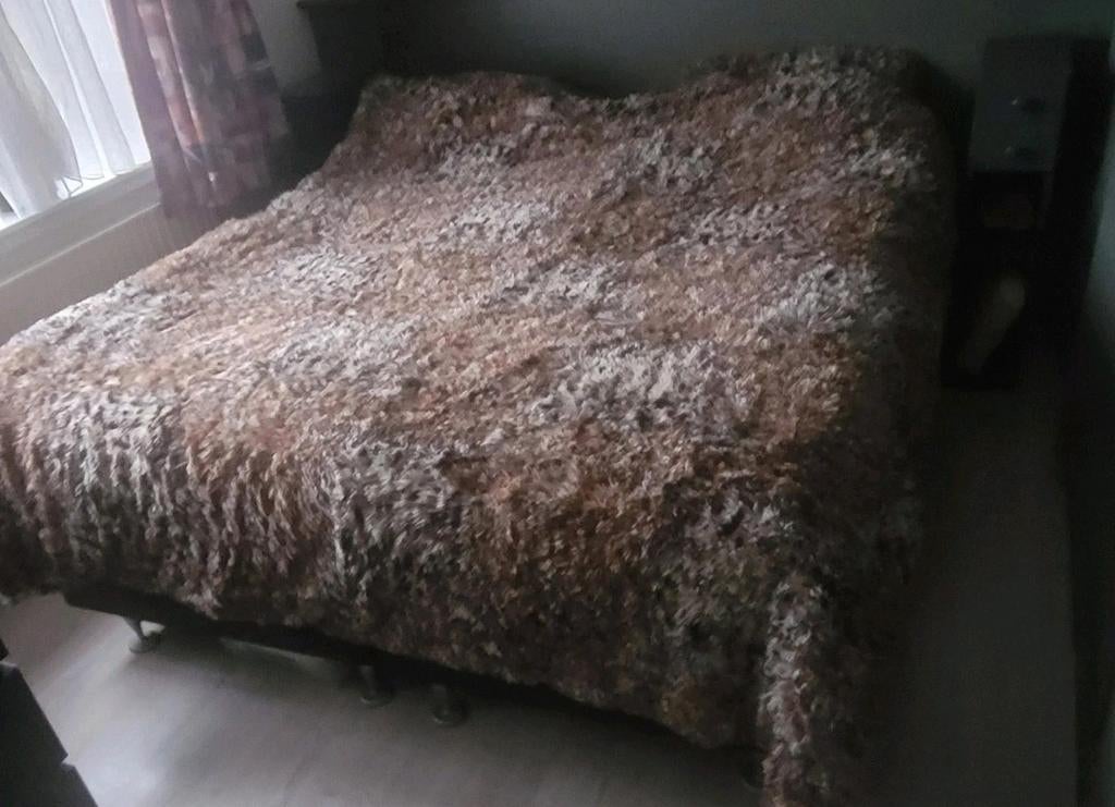 Warme dekbedovertrek set tijgerprint, Huis en Inrichting, Slaapkamer | Beddengoed, Bruin, Dekbedovertrek, Tweepersoons, Ophalen of Verzenden