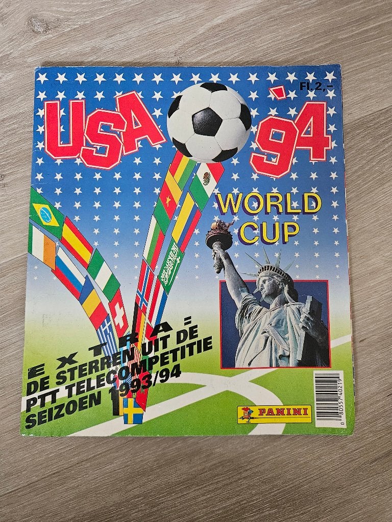 Panini stickeralbum World Cup USA 1994, Ophalen of Verzenden, Zo goed als nieuw, Sport