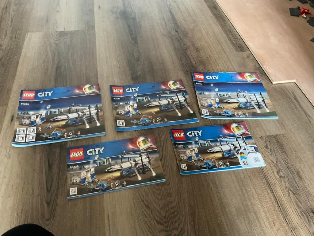 Lego City 60229 Ruimte Raket met Lanceerbasis, Lego, Ophalen of Verzenden, Complete set, Inclusief instructies