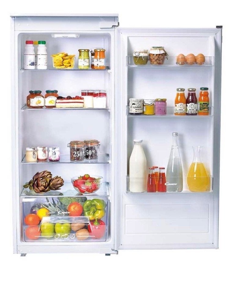Candy CIL220NE Koelkast - 197L, Wit, 122cm hoog, Witgoed en Apparatuur, Koelkasten en IJskasten, 150 tot 200 liter, Zonder vriesvak