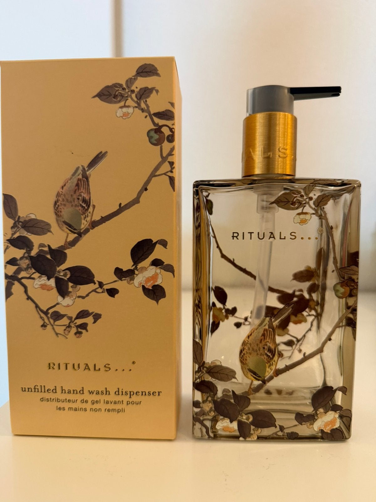 Nieuw Rituals zeepdispenser golden bird, Ophalen of Verzenden, Nieuw, Rituals