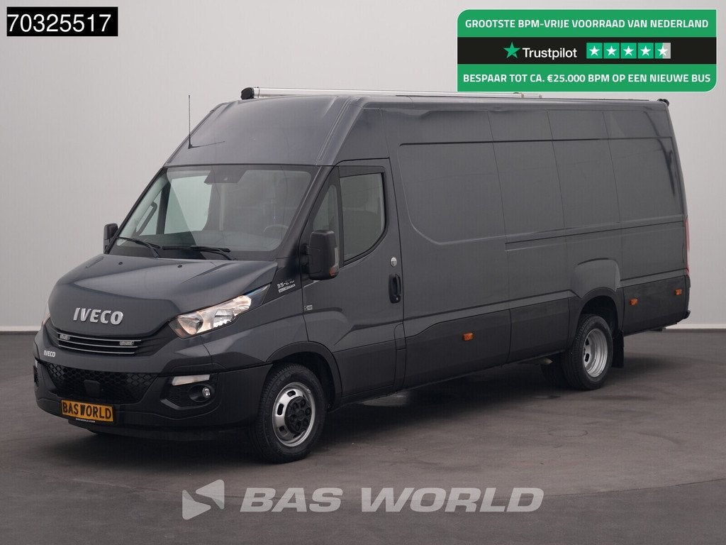 Iveco Daily 35C21 3.0L Automaat Dubbellucht L3H2 3,5t Trekha, Auto's, Automaat, Stof, Euro 6, 4 cilinders