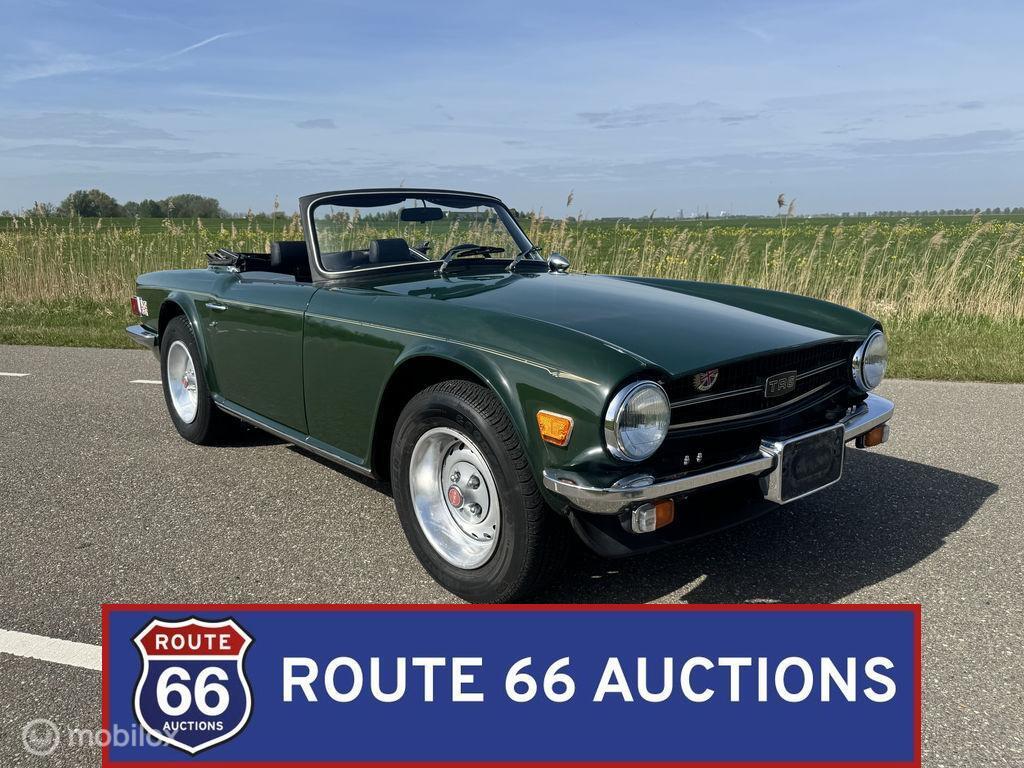 Triumph TR6 | 1976 | Route 66 Auctions, Overige carrosserieën, Triumph, Zwart, Bedrijf