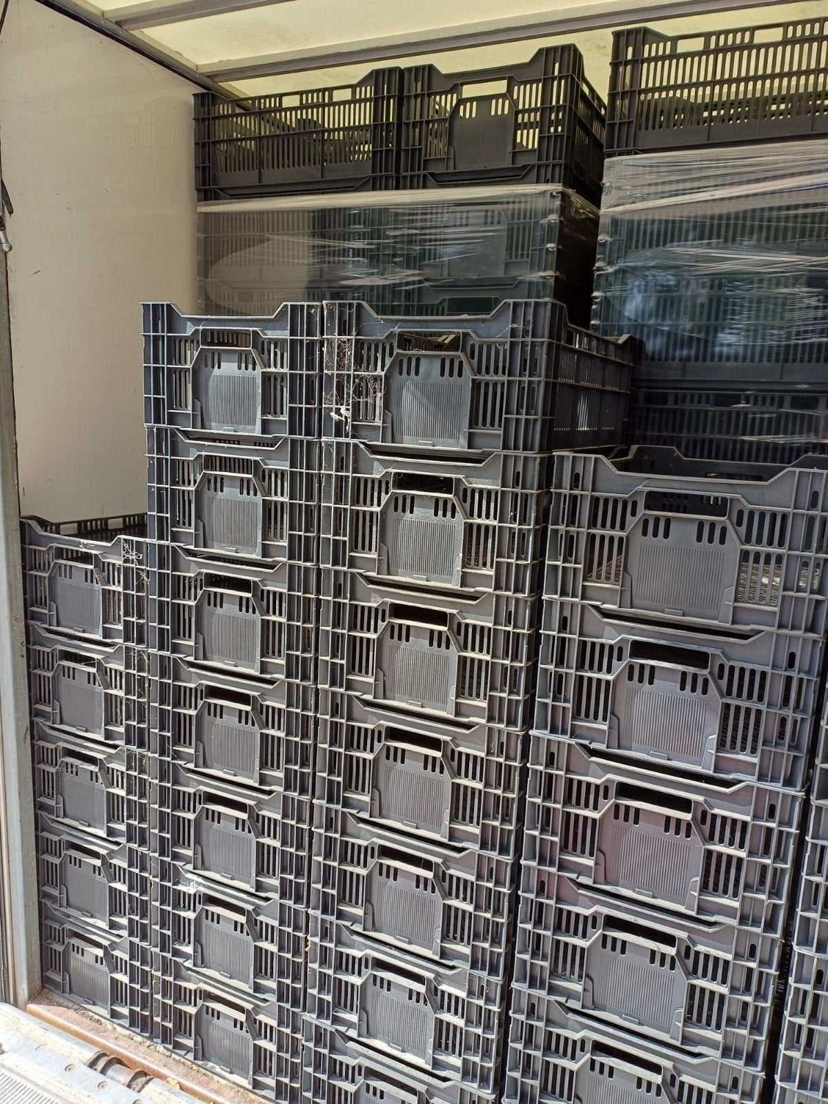Stapelbare kratten, kisten nieuw!  Opslag, magazijn,, Ophalen, 40 tot 60 cm, Krat, Nieuw