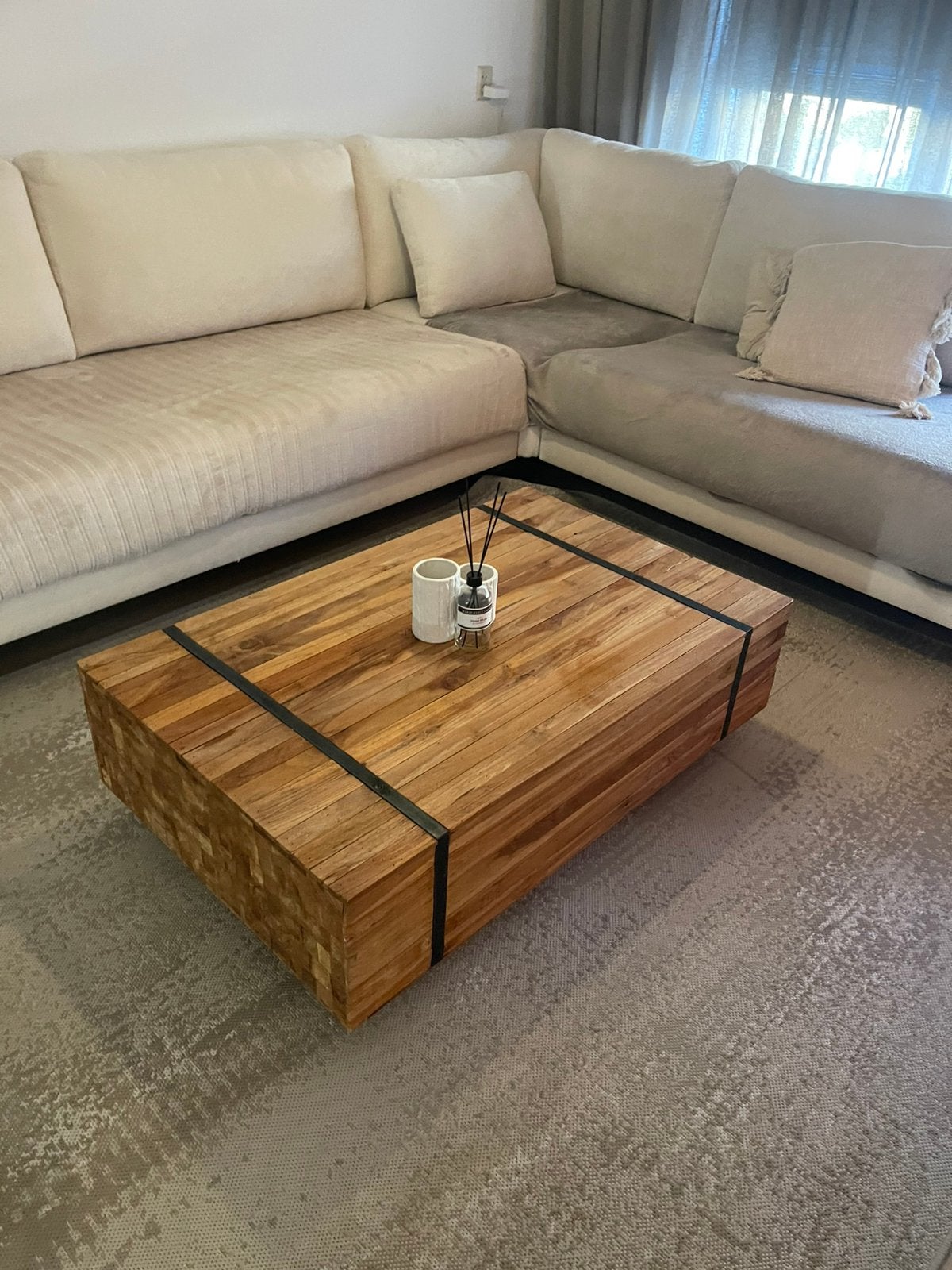 Salon tafel, Ophalen, Gebruikt, Hout