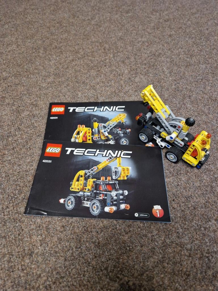 Lego technic 42031, Gebruikt, Lego, Ophalen of Verzenden, Inclusief instructies