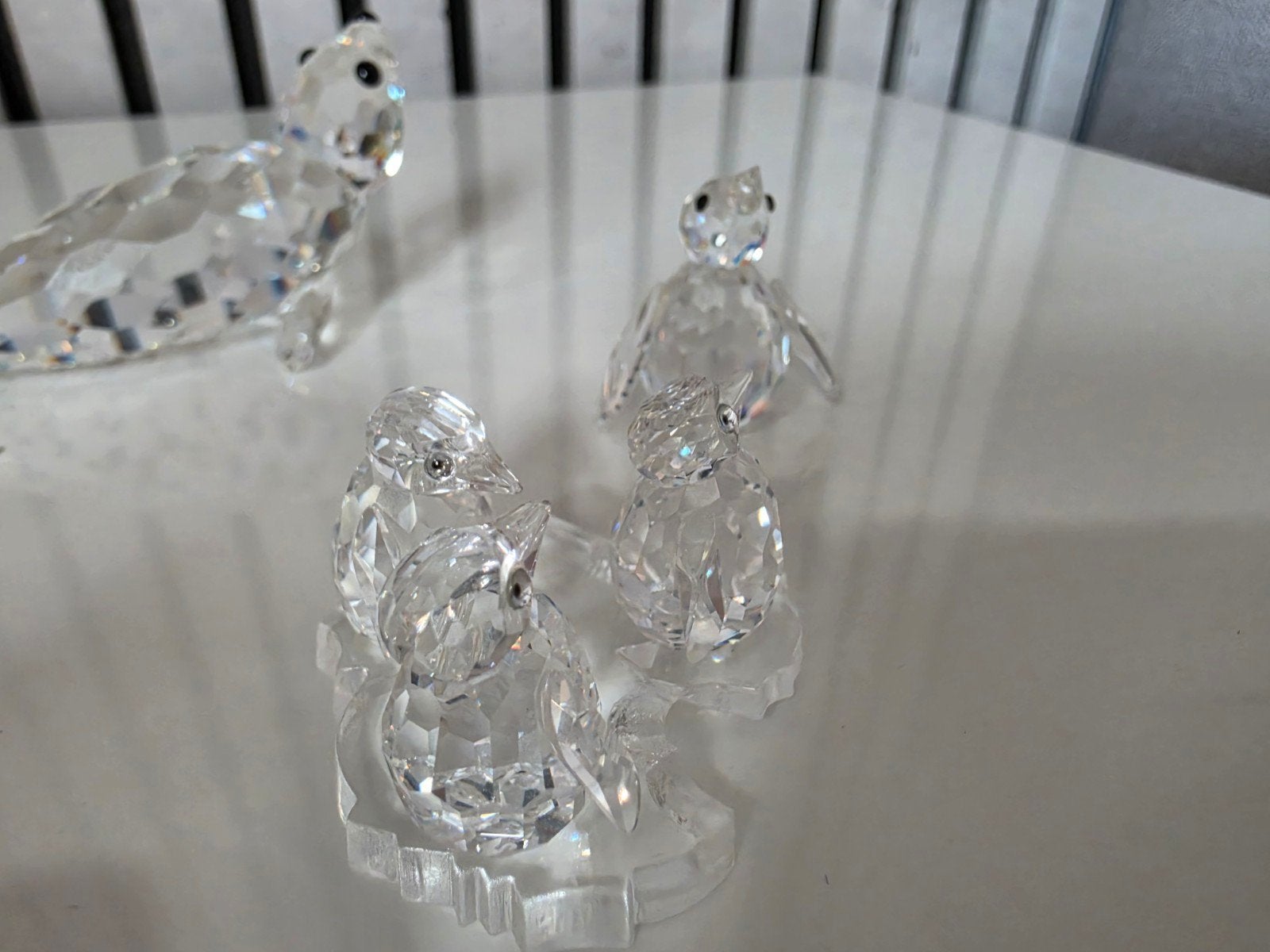 Swarovski Kristal Dierenbeeldjes: Zeehond, Pinguïns, Vis, Ophalen of Verzenden