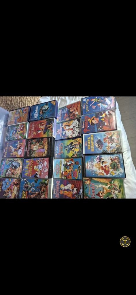 Grote collectie Disney VHS-banden, Alle leeftijden, Ophalen, Gebruikt, Overige genres