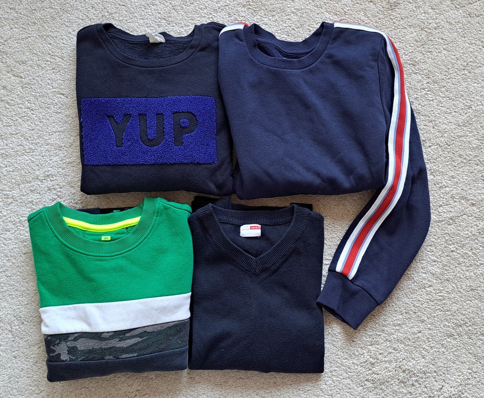 Stoere sweater / trui maat 134-140.  Goede staat!, Kinderen en Baby's, Kinderkleding | Maat 134, Trui of Vest, Zo goed als nieuw
