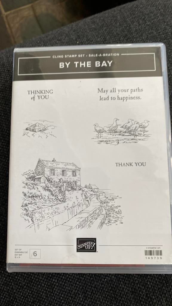 Stampin up stempelset By the Bay, Hobby en Vrije tijd, Ophalen of Verzenden, Zo goed als nieuw, EZ-mounted stempel