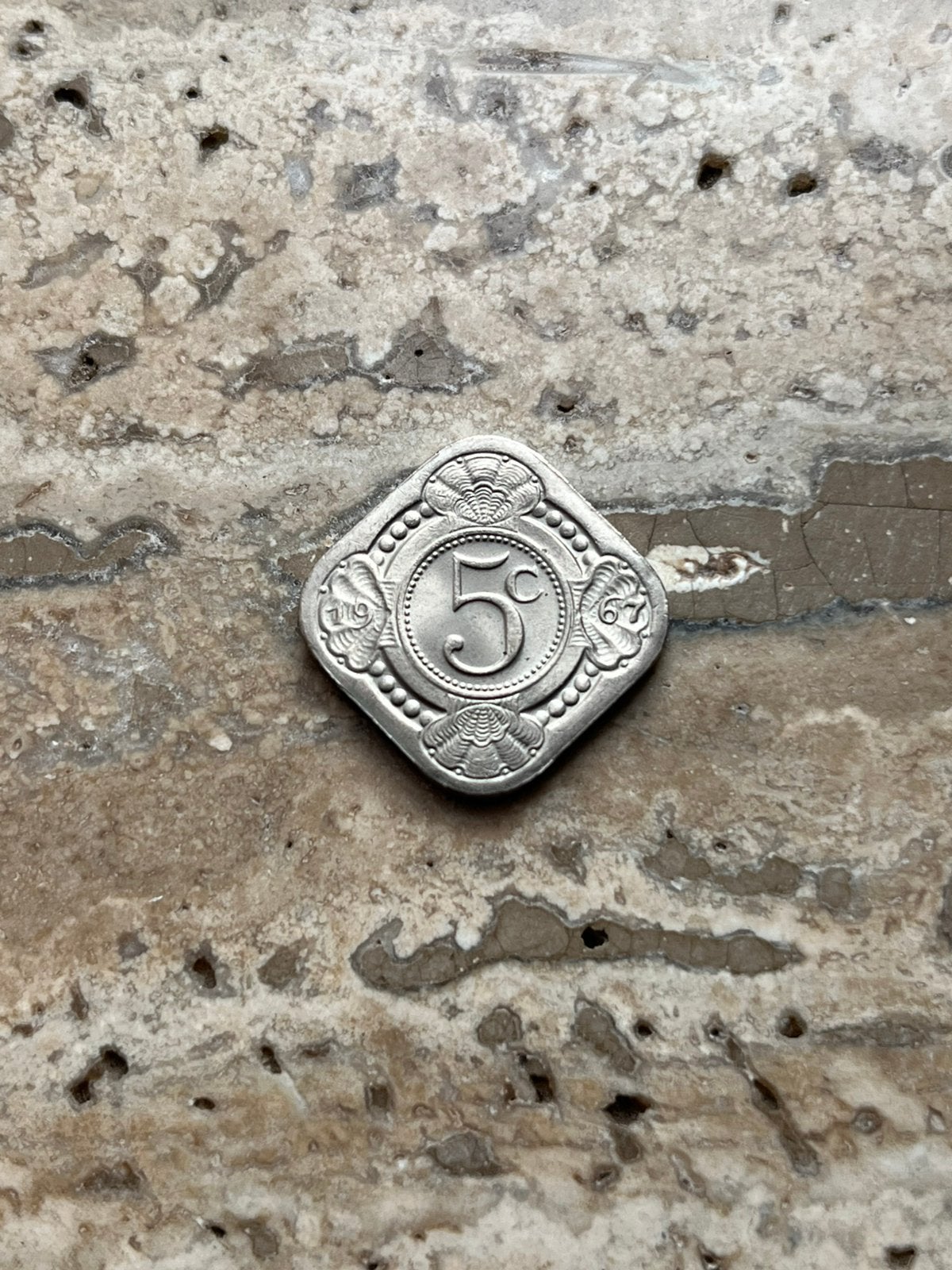 5 cent 1967 Ned Antillen , TOP kwaliteit, Ophalen of Verzenden