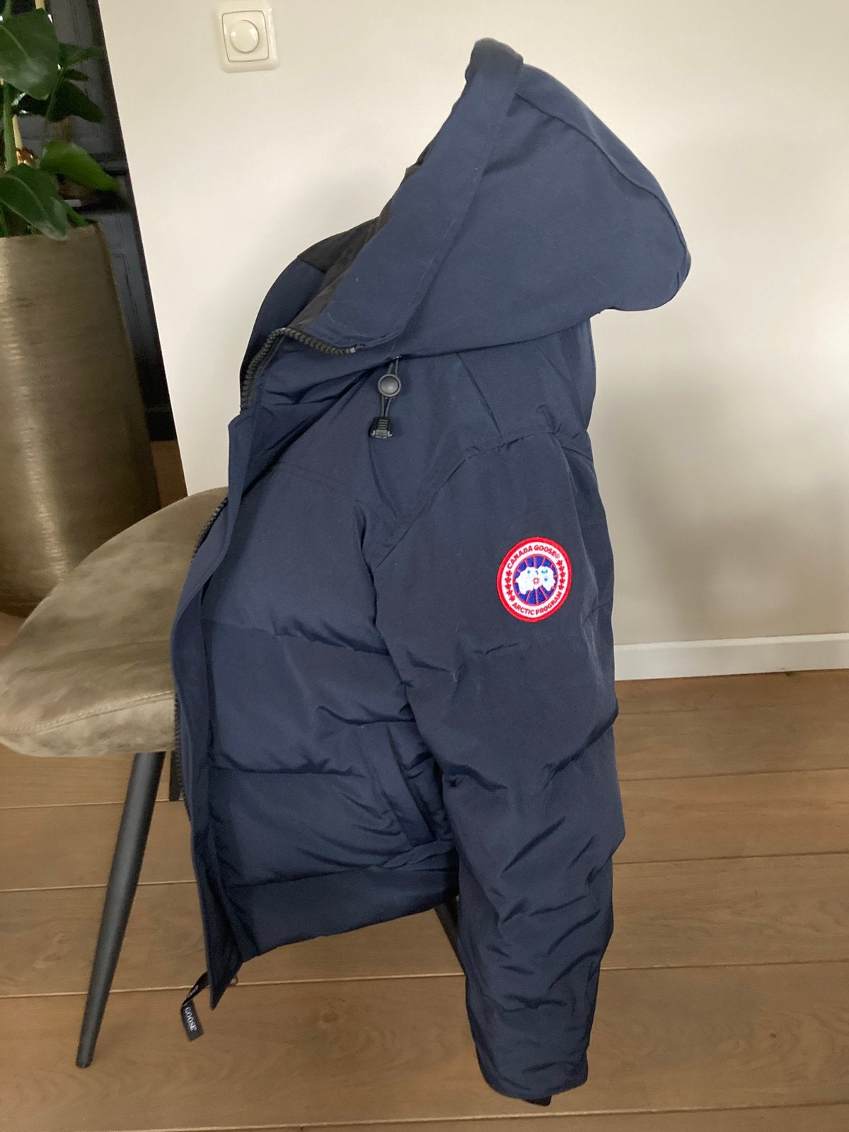 Nieuwe Heren Canada Goose Macmillan parka donker blauw mt. L, Ophalen of Verzenden, Nieuw, Maat 52/54 (L), Blauw