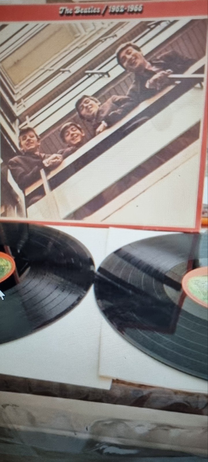 The Beatles - 1962-1966 (Red Album) Dubbel LP, Gebruikt, Ophalen of Verzenden, 12 inch, Complilatie